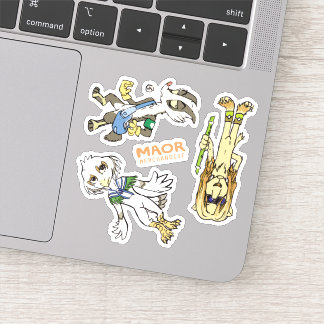 3x3" MAOR Chibi Cast Sticker #3