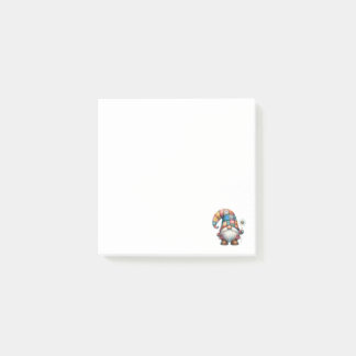 3x3 Post-It Note with Tiny Gnome Design