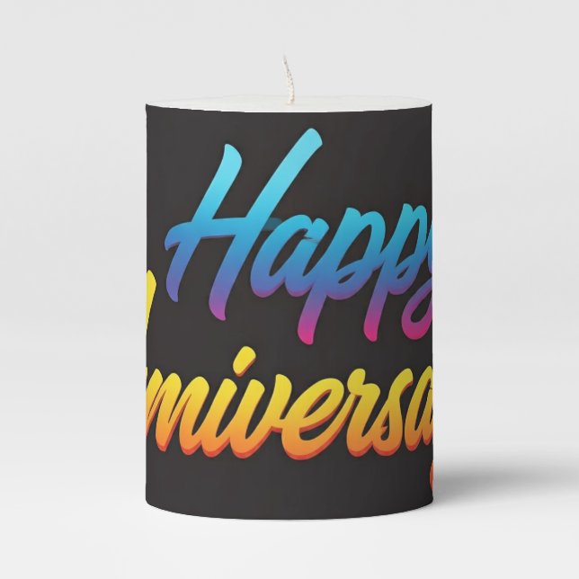 3x4 Inch Pillar Pillar Candle (Front)