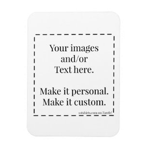 3x4" Ready to customize magnet