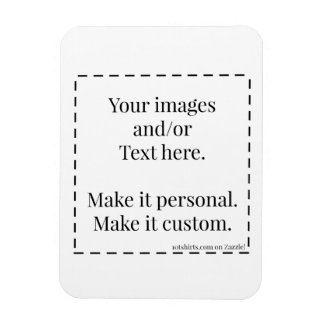 3x4" Ready to customize magnet