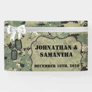 3'x5' Personalized Banner Navy Type III Three Digi