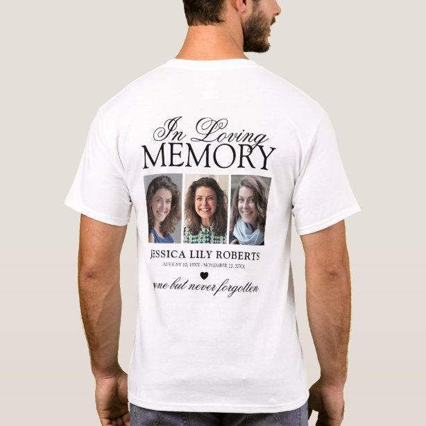 In Loving Memory T Shirts In Loving Memory T Shirt Designs Zazzle