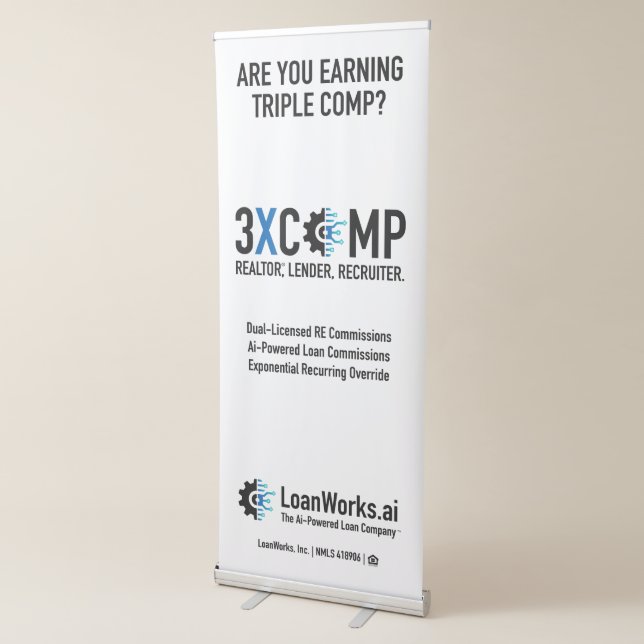 3XCOMP Vertical Retractable Banner (3/4)