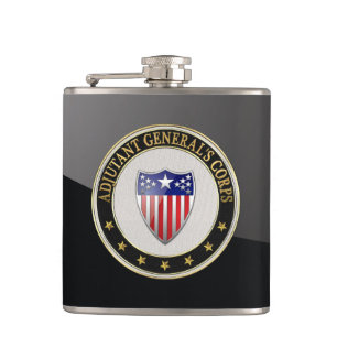[400] Adjutant General's Corps Branch Insignia [3D Flask