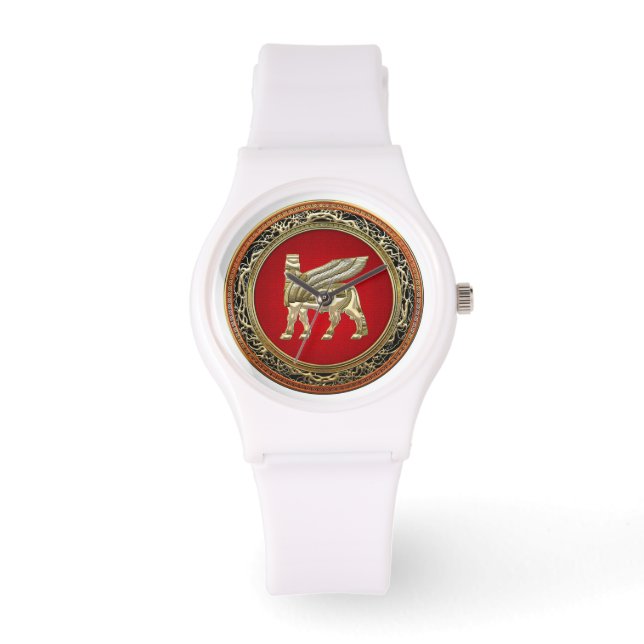 [400] Babylonian Winged Bull Lamassu [3D] Watch (Front)