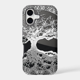 [400] Celtic Tree of Life [Silver] iPhone 17 Case