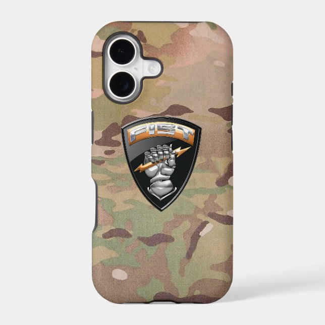 [400] Forward Observer (FIST) [Emblem] Iphone Case (Back)