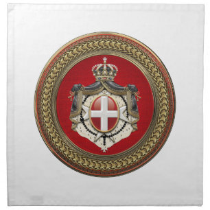 [400] Order of Malta - SMOM Coat of Arms Cloth Napkin