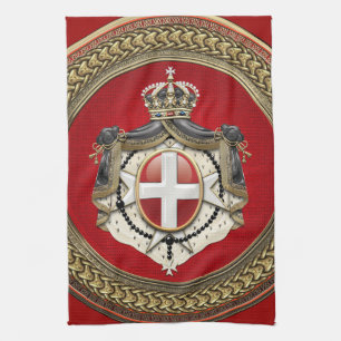 [400] Order of Malta - SMOM Coat of Arms Kitchen Towel