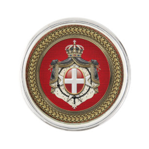 [400] Order of Malta - SMOM Coat of Arms Lapel Pin