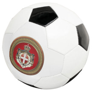 [400] Order of Malta - SMOM Coat of Arms Soccer Ball