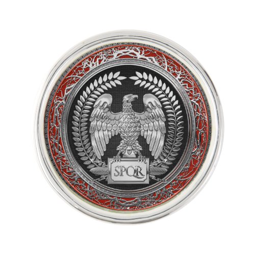 400 Silver Roman Imperial Eagle Lapel Pin