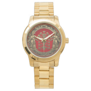 [400] Two Gold Ninurtas with Tree of Life Watch