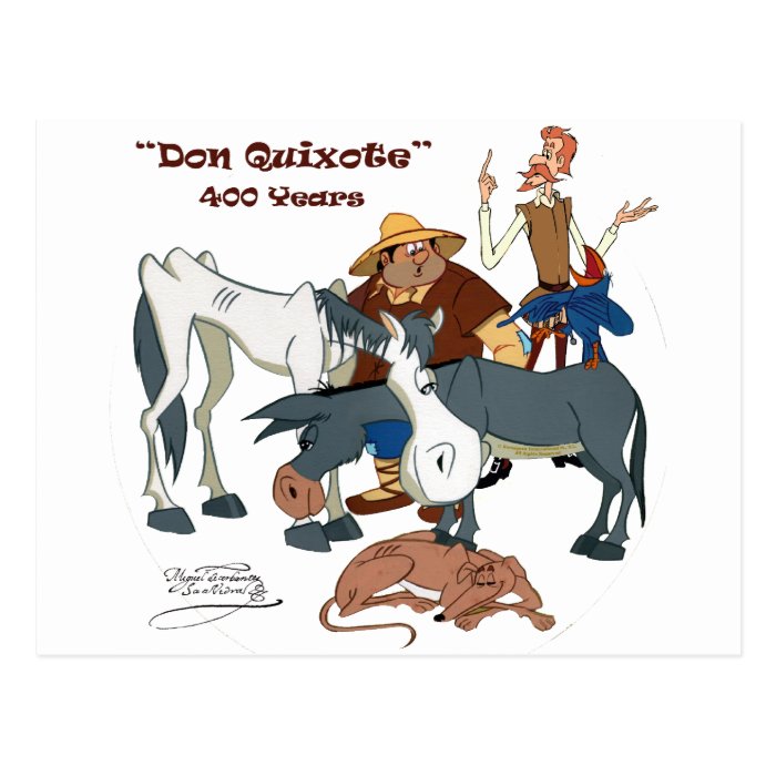 400 Years Don Quixote @QUIXOTEdotTV Post Cards