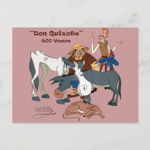 400 Years Don Quixote QUIXOTEdotTV Postcard
