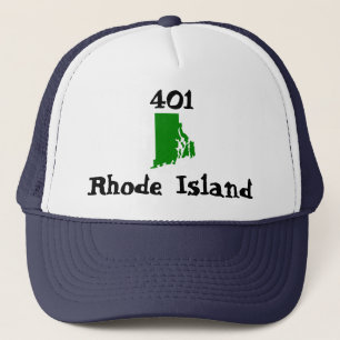 401, Area Code Rhode Island (RI) Providence Trucker Hat