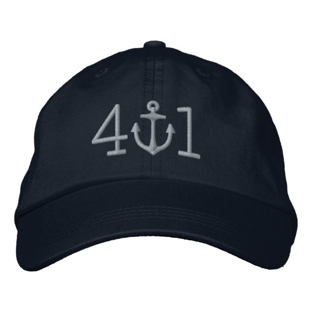 401 EMBROIDERED BASEBALL CAP (Front)
