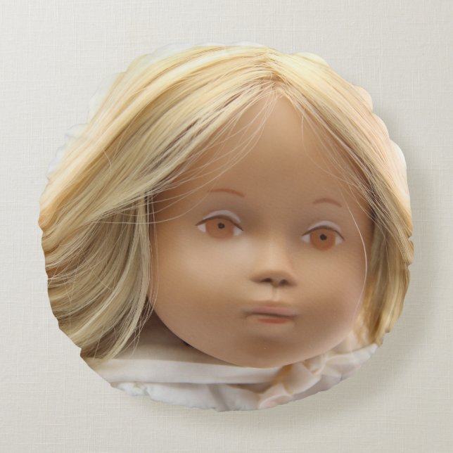 40223 Sasha Baby Puppe Irka Kissen Round Pillow (Front)