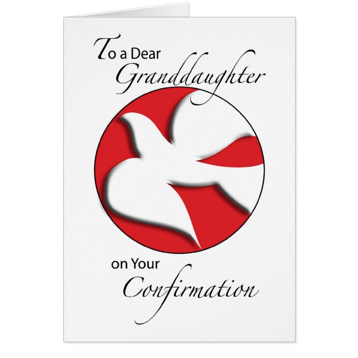 4047 Granddaughter Confirmation Cards