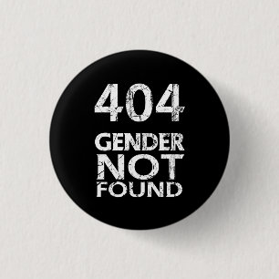 404 Gender not found - Agender Pride Button