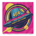 404 Gravity Not Found – Retro Space Pop Art Bandana