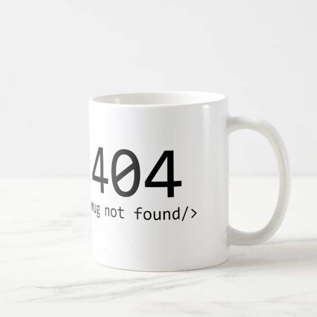 404 Mug Not Found (Right)