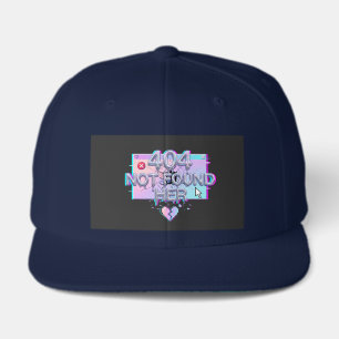 404 Not Found Her Y2K Glitch Funny Breakup Single Visor