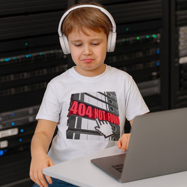 404 Not Found Website Error Message  T-Shirt (Creator Uploaded)