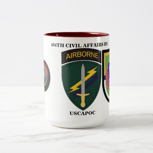 404TH CIVIL AFFAIRS BATTALION MUG (Center)