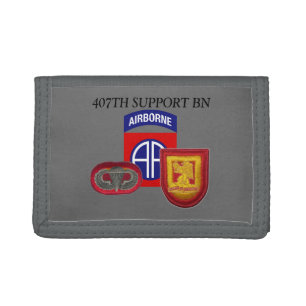 407TH SUPPORT BATTALION 82ND AIRBORNE WALLET