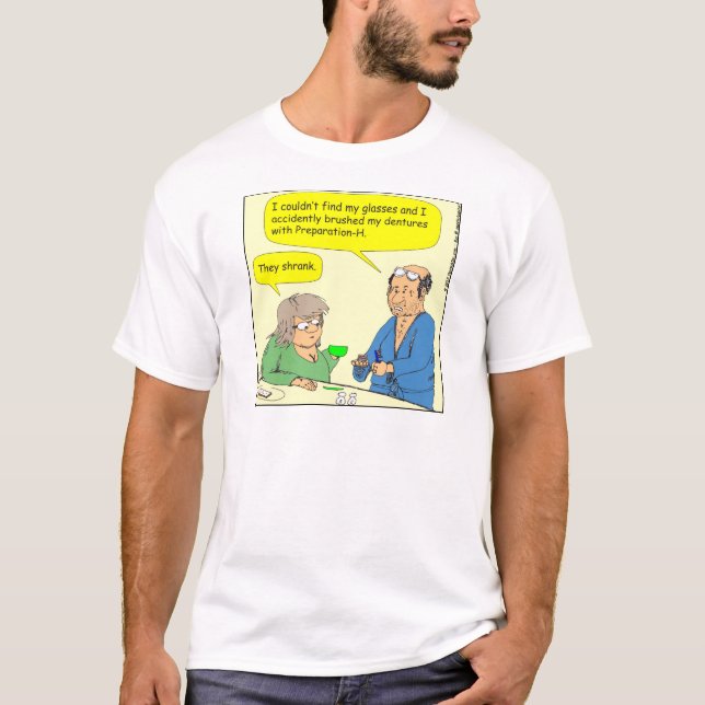 408 dentures hemorrhoid cream Cartoon T-Shirt (Front)