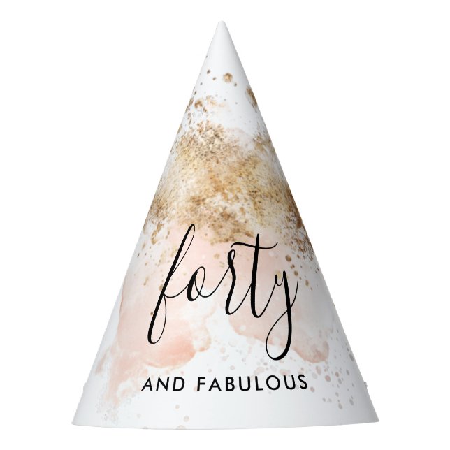 40 And Fabulous Birthday Party Hat (Front)