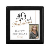 40 and Fabulous Birthday Basket