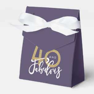 40 and fabulous favor box