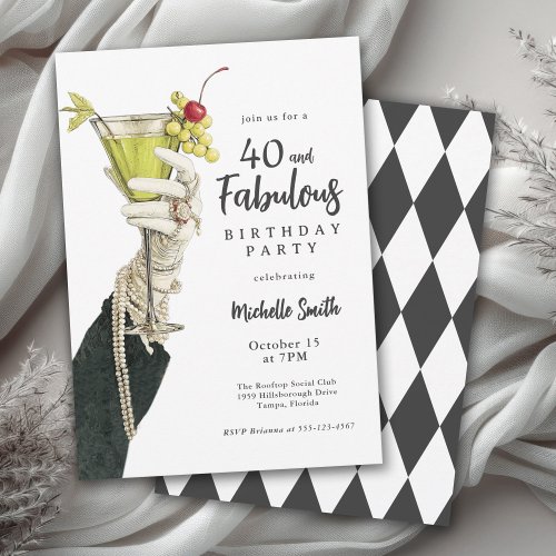 40 and Fabulous Milestone Adult Birthday Party