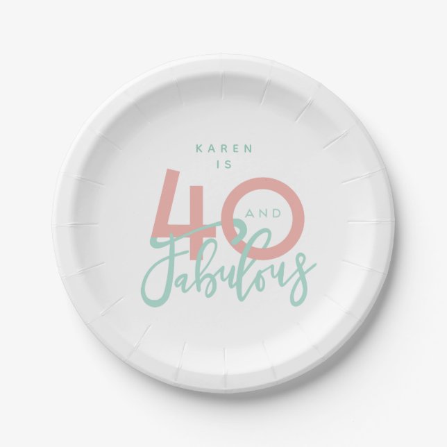 40 and fabulous paper plates (Front)