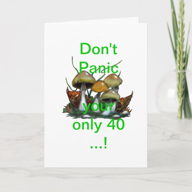 40 Birthday Card for a Fun Guy. (Front)