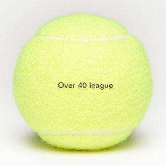 40 birthday tennis tennis balls