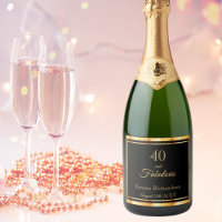 40 fabulous black gold name date