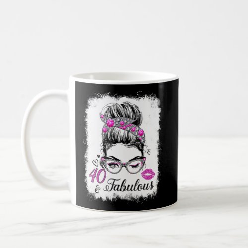 40  Fabulous Since 1982 Birthday Queen 40 Years O Coffee Mug