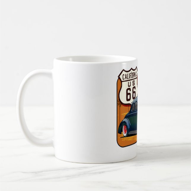 40-ford-rte66 coffee mug (Left)
