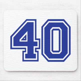 40 - Fourty Mouse Pad