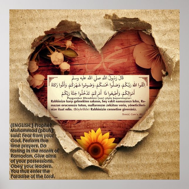 40 Hadith Artworks-10 / (TR:) 40 Hadis Eserleri-10 Poster (Front)