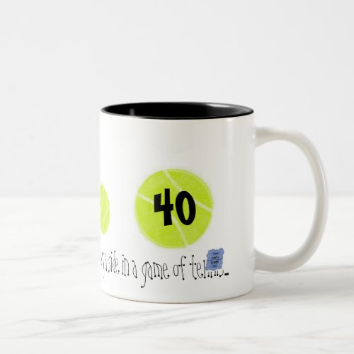40Its just the third pointby Lake Tennis Two_Tone Coffee Mug