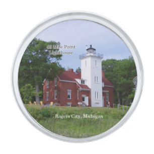 40 Mile Point Lighthouse lapel pin
