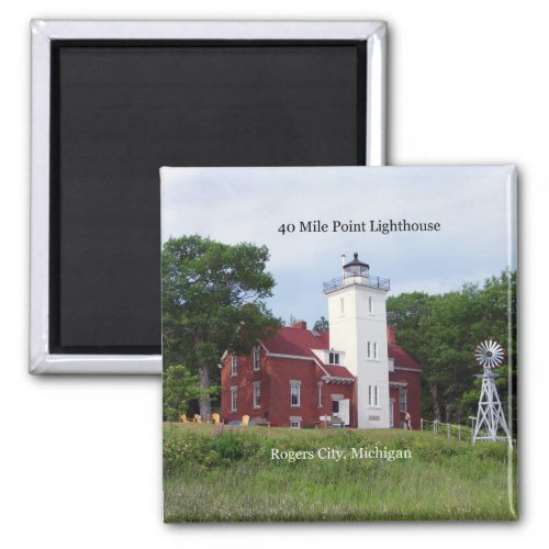 40 mile Point Lighthouse magnet