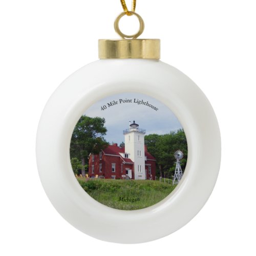 40 Mile Point Lighthouse ornament