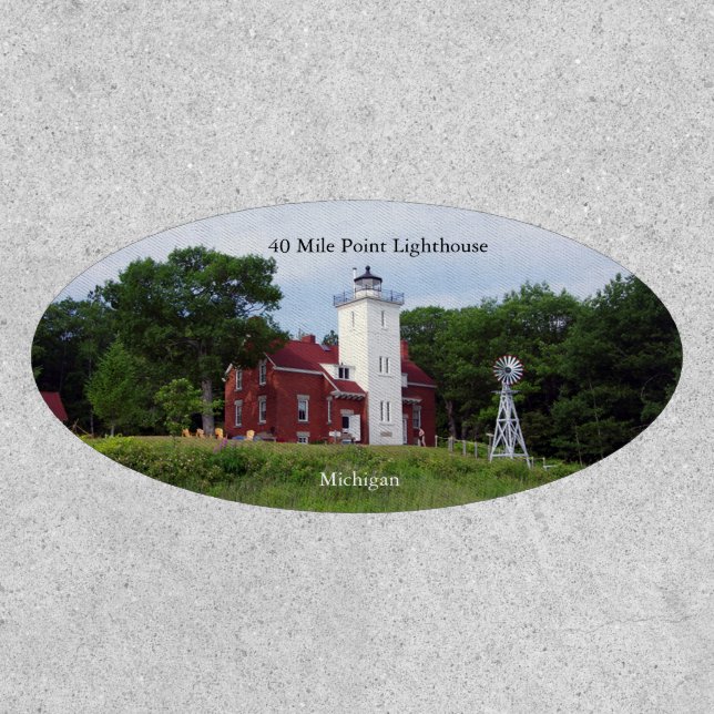 40 Mile Point Lighthouse Patch (Front)