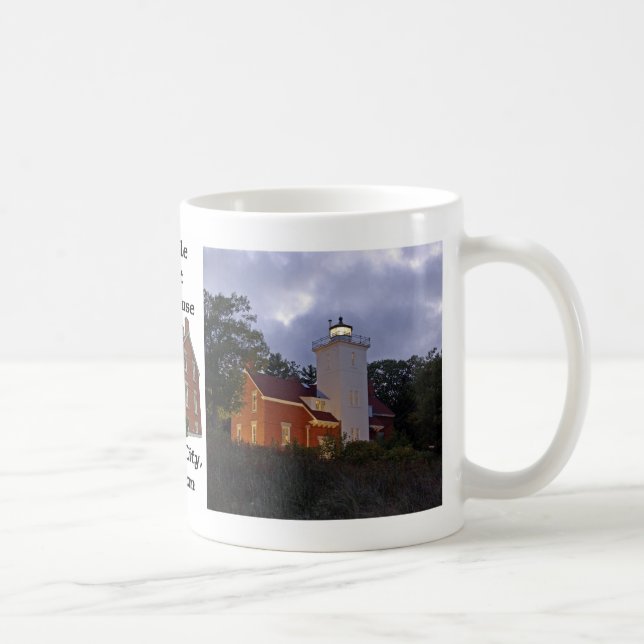 40 mile Point Ligthouse Coffee Mug (Right)